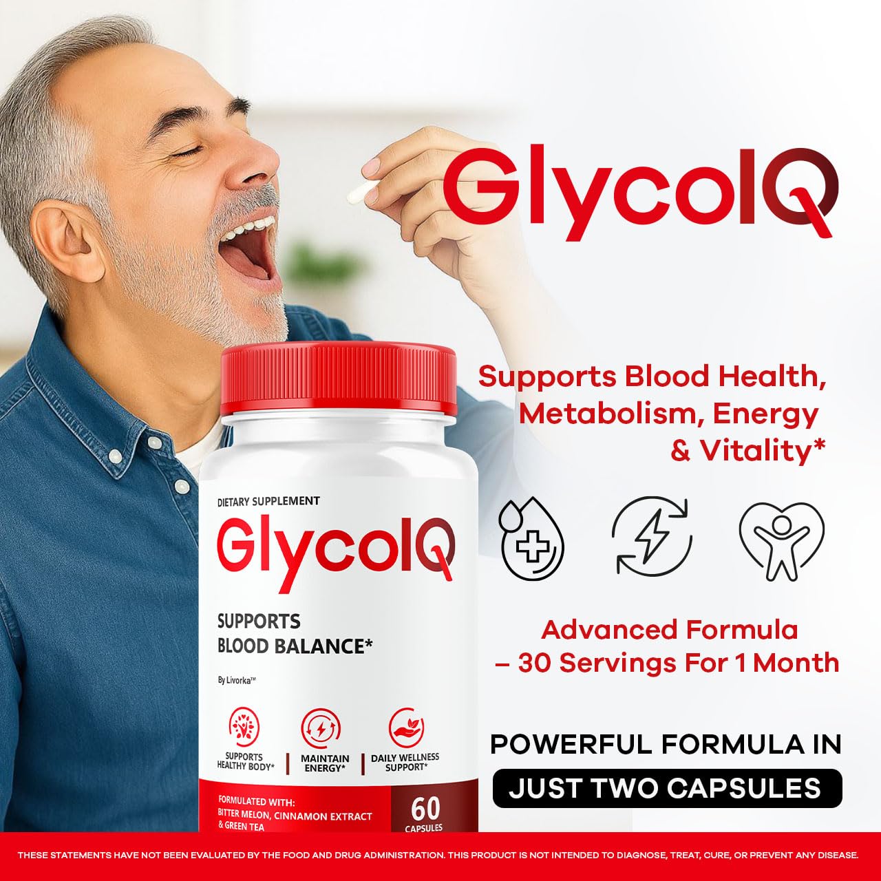 LIVORKA GlycoIQ Capsules 300 Capsules