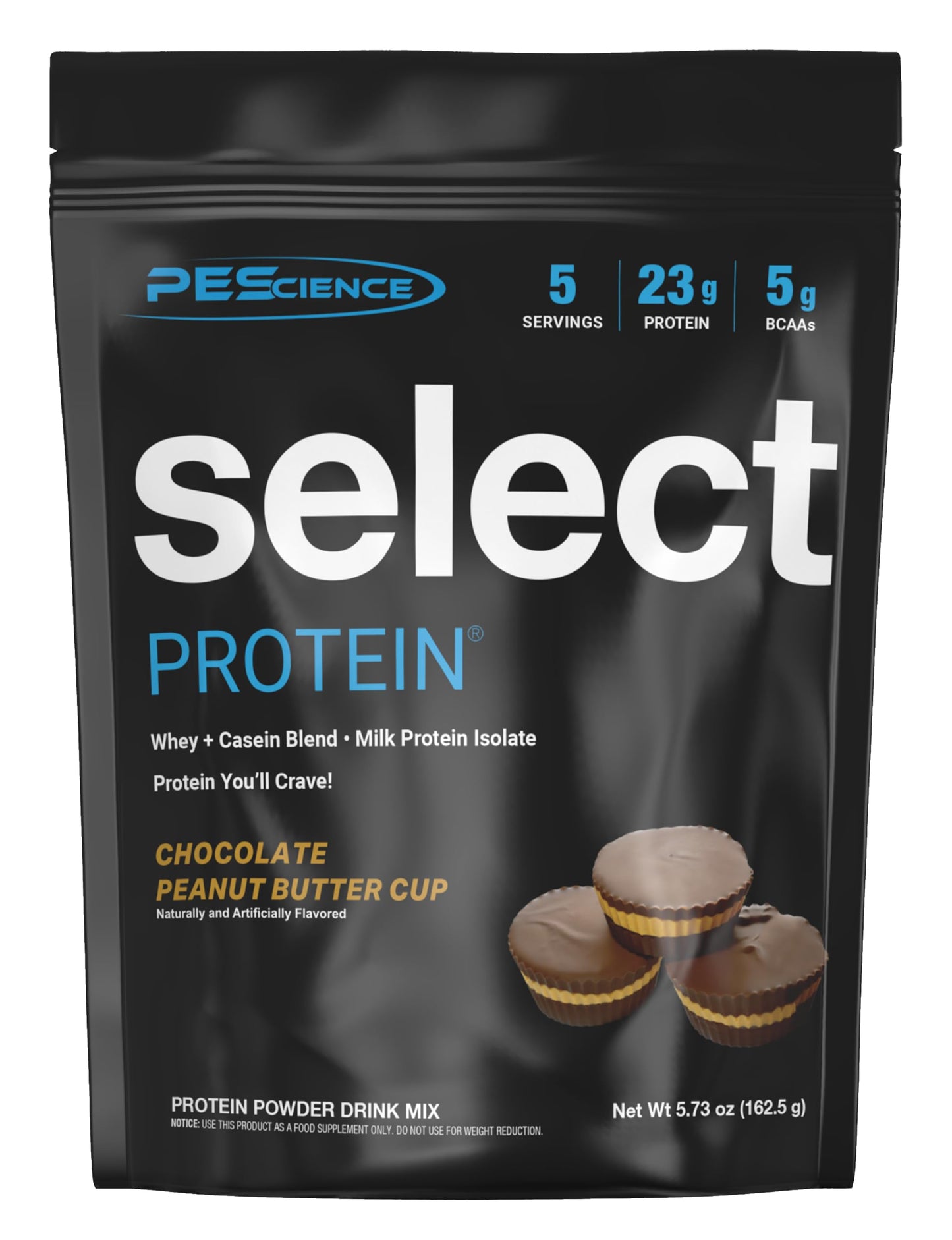 PEScience Select Protein Powder, Chocolate Peanut Butter Cup, 5 Servings