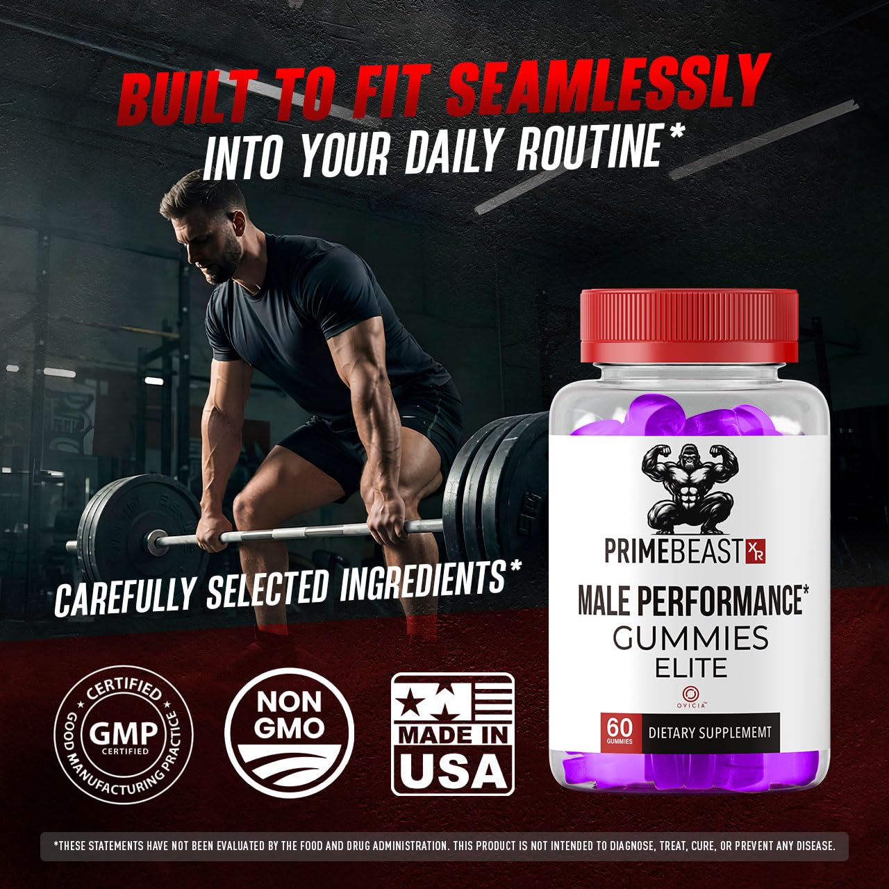 OVICIA PrimeBeast XR Gummies 120 Gummies