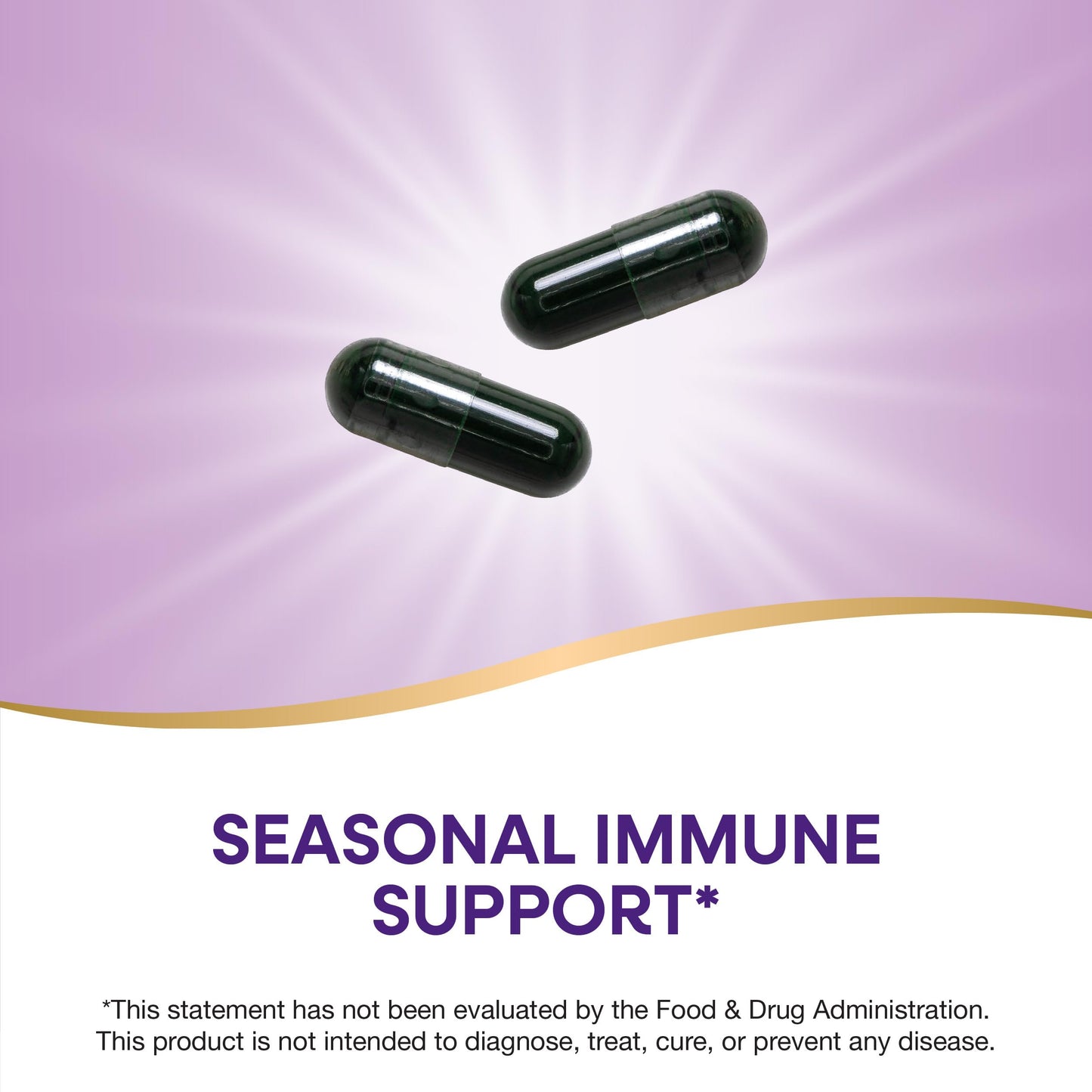 Nature's Way Spirulina Micro-Algae, Seasonal Immune Support Capsule, 100 Capsules