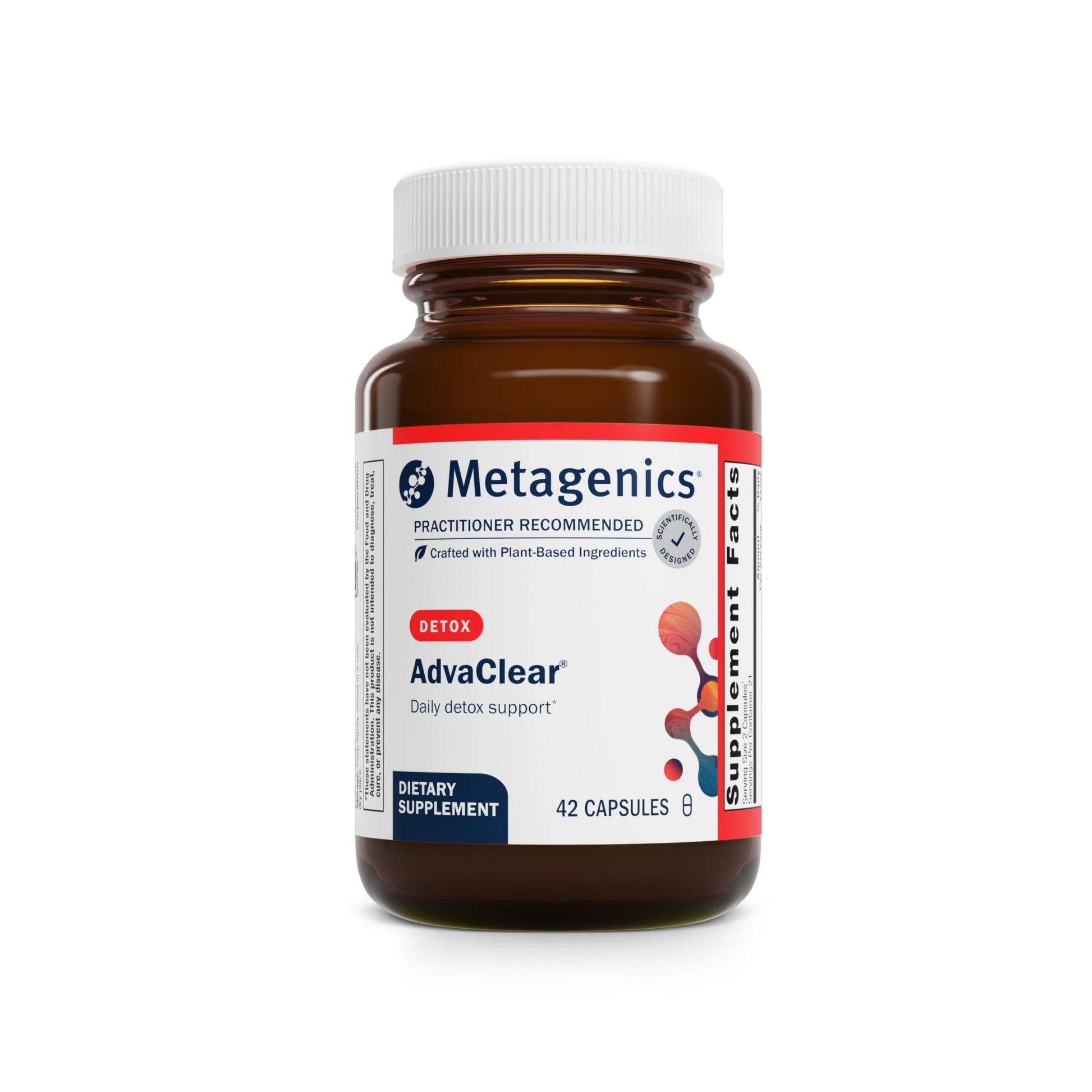 Metagenics AdvaClear Daily Detox Support Capsule, 42 Count