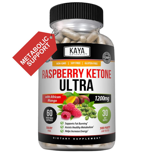 Kaya Naturals Raspberry Ketone Diet Capsule 60 Count