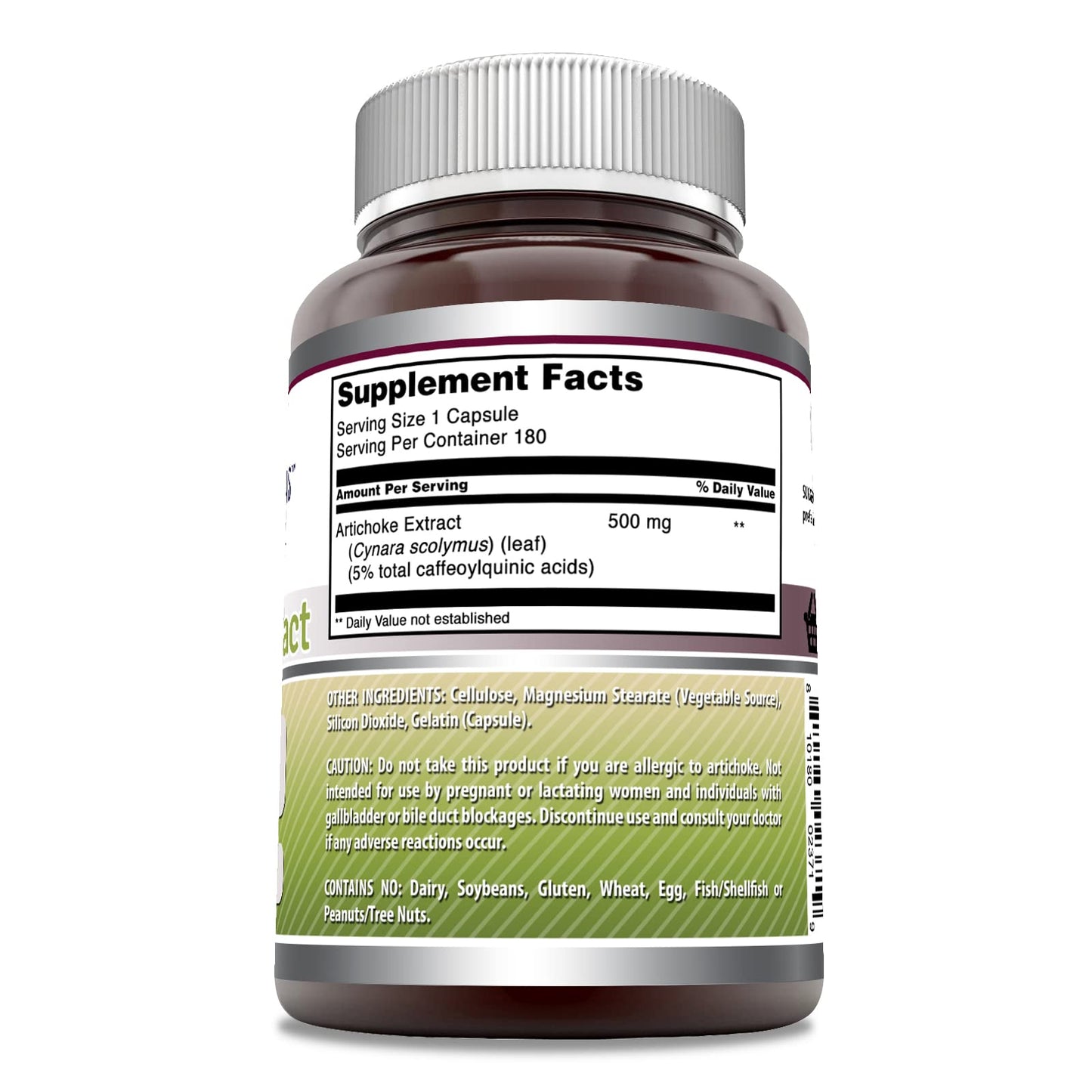 Amazing Nutrition Artichoke Extract 500 Mg Capsule, 360 Capsules
