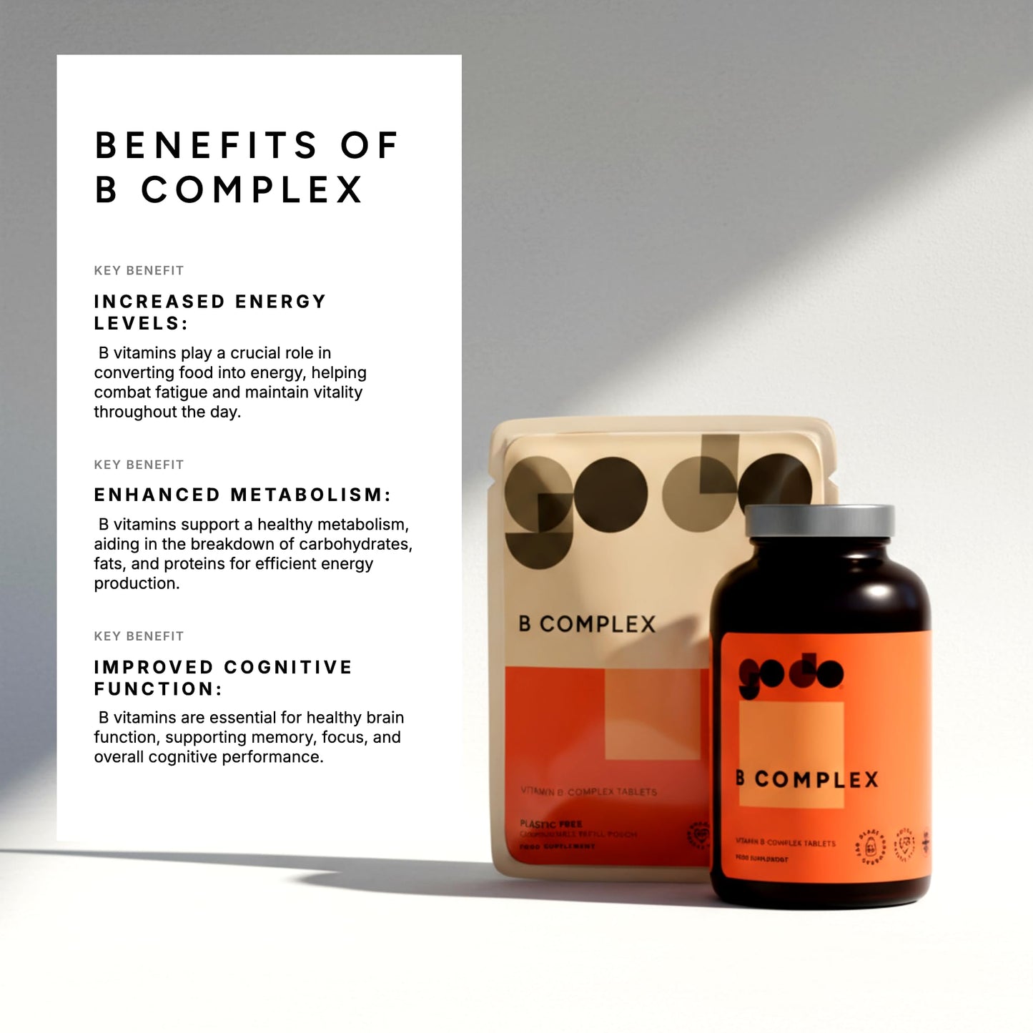 Fitness Health Vitamin B Complex, 120 Tablets