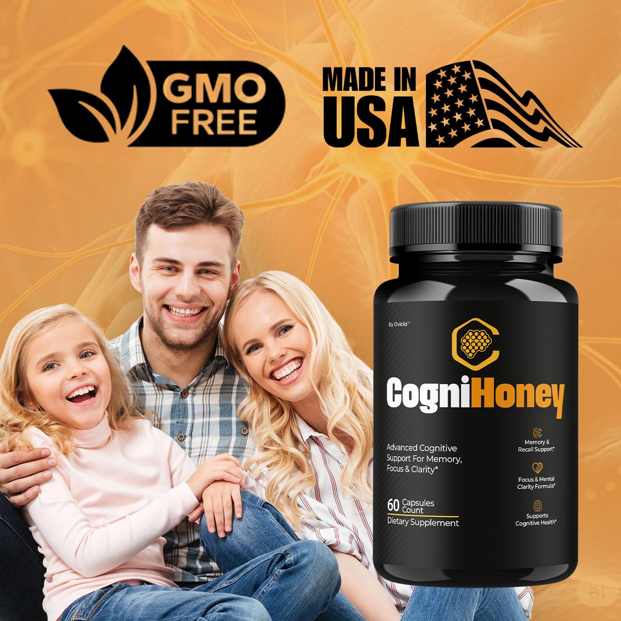 OVICIA CogniHoney Capsules 180 Capsules