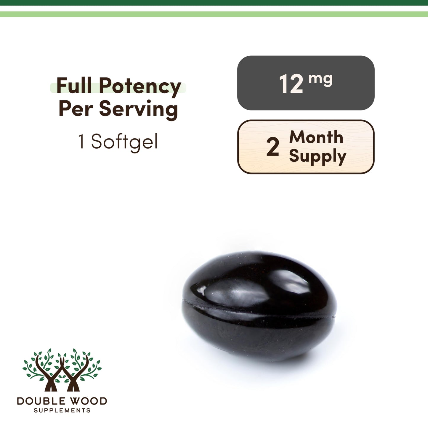 Double Wood Supplements Astaxanthin Softgels 60 Count