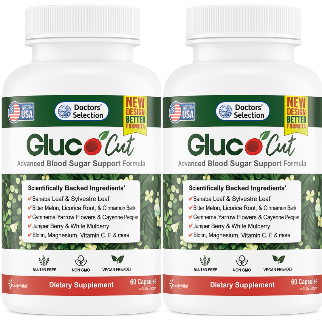 Purely Vital GlucoCut Advanced Supplement Formula, 60 Capsules