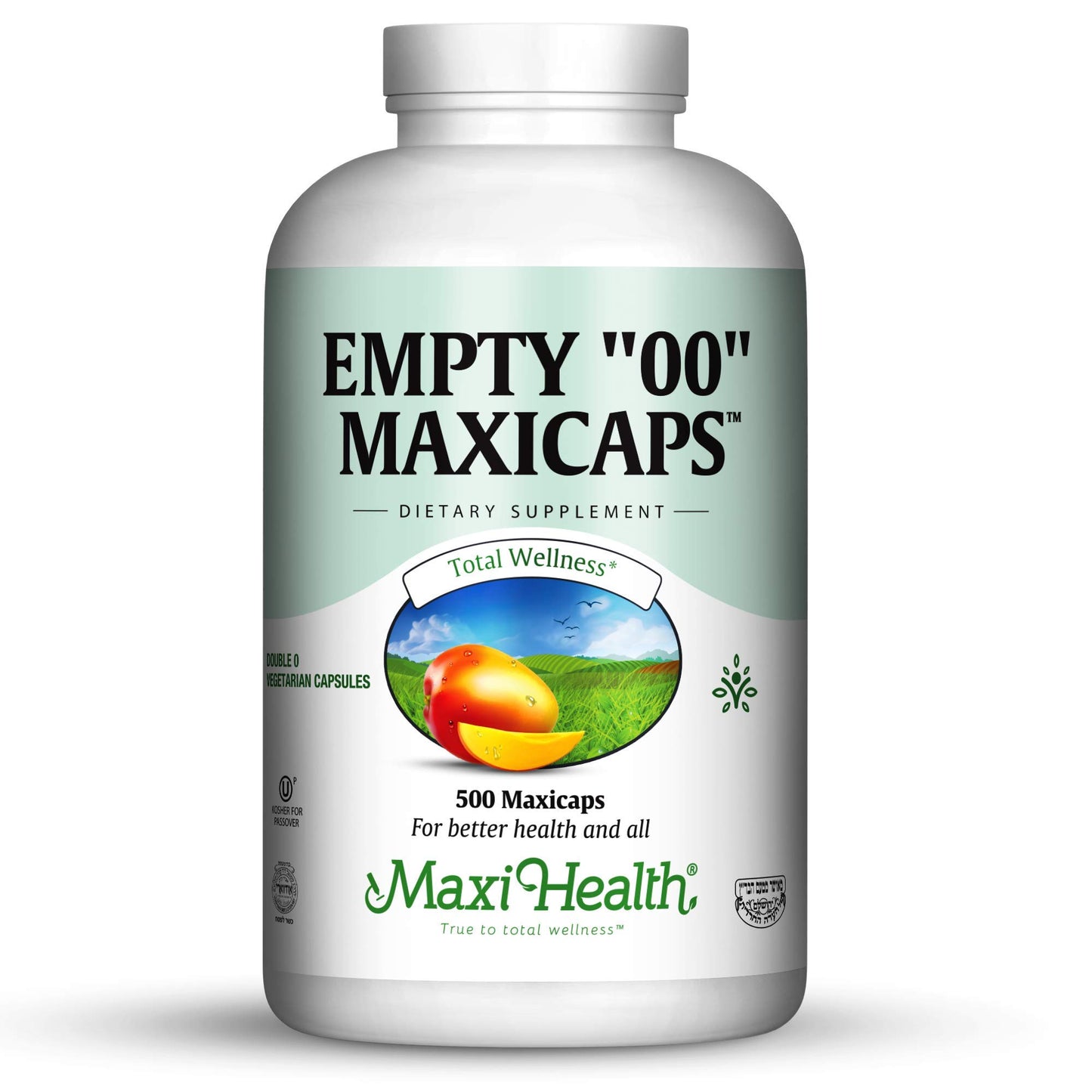 Maxi Health Empty 00 Capsules, 500 Count
