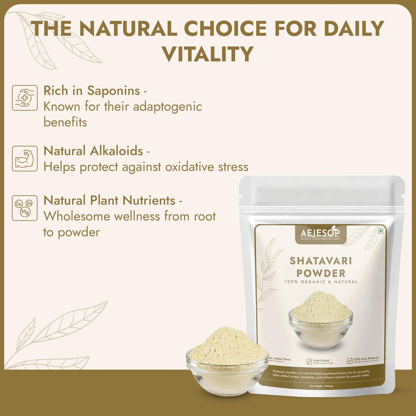AEJESOP Shatavari Powder 7 oz