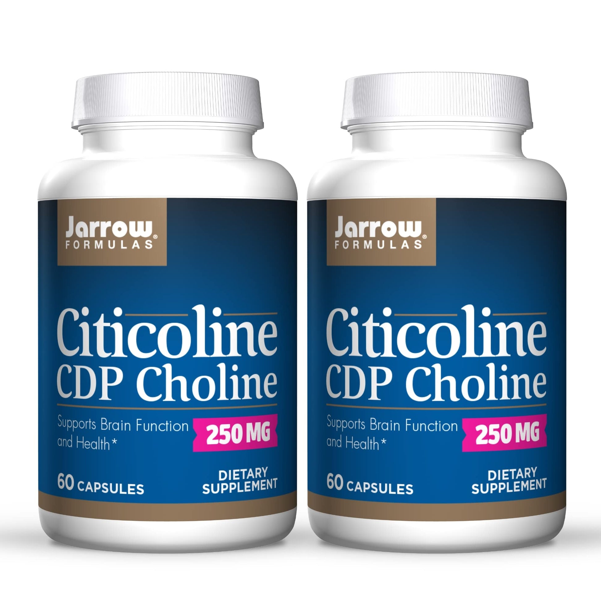 Jarrow Formulas Citicoline (CDP Choline) 250 mg Capsules, 120 Count
