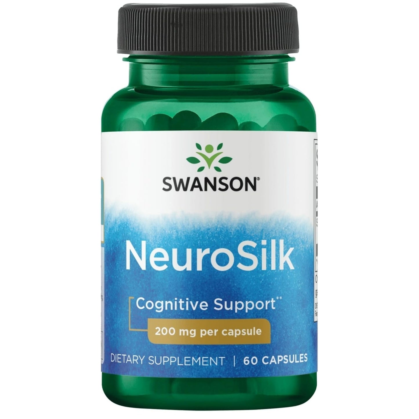 Swanson Neurosilk 200 mg Capsules 60 Count