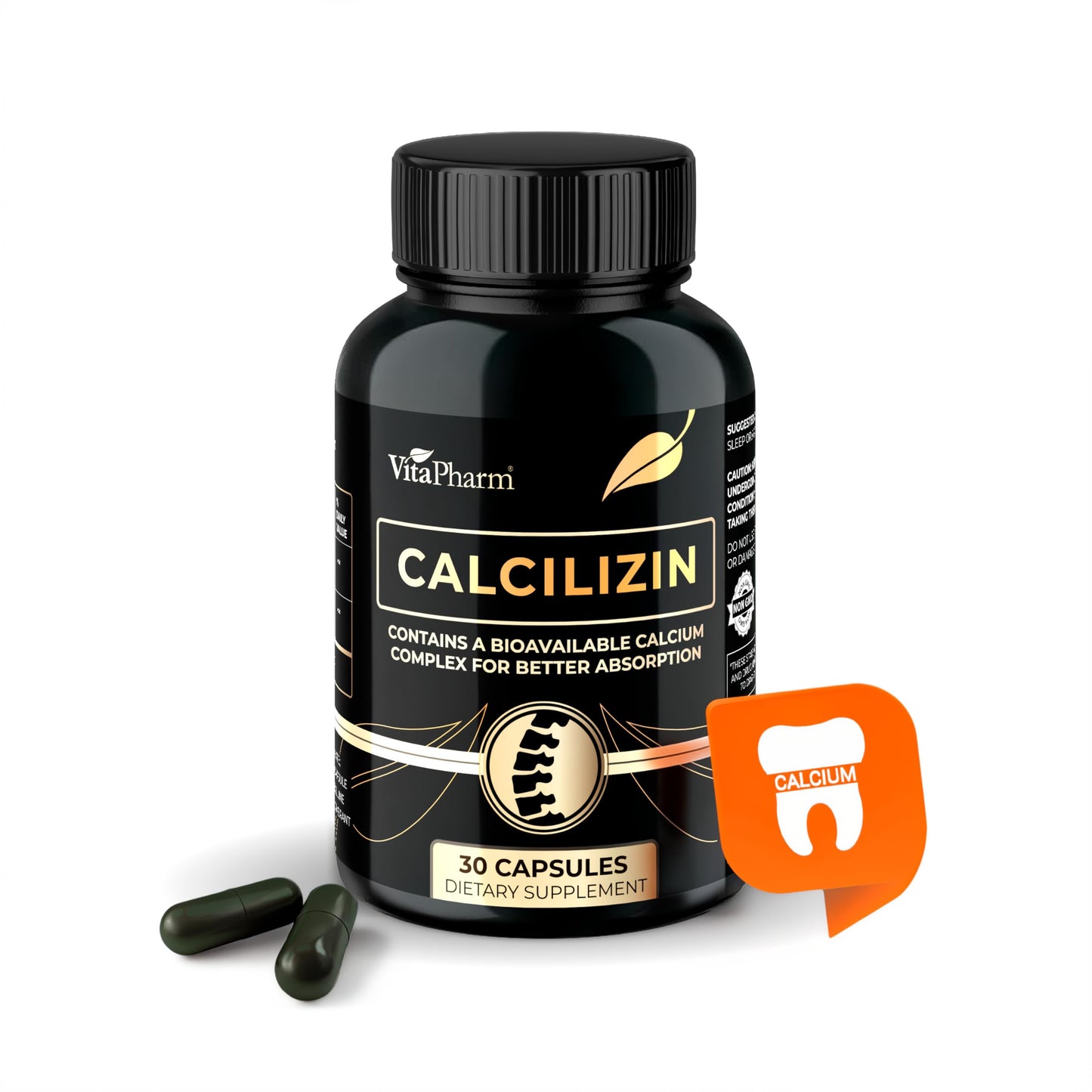 VitaPharm Lysine Supplement Capsules 30 Count