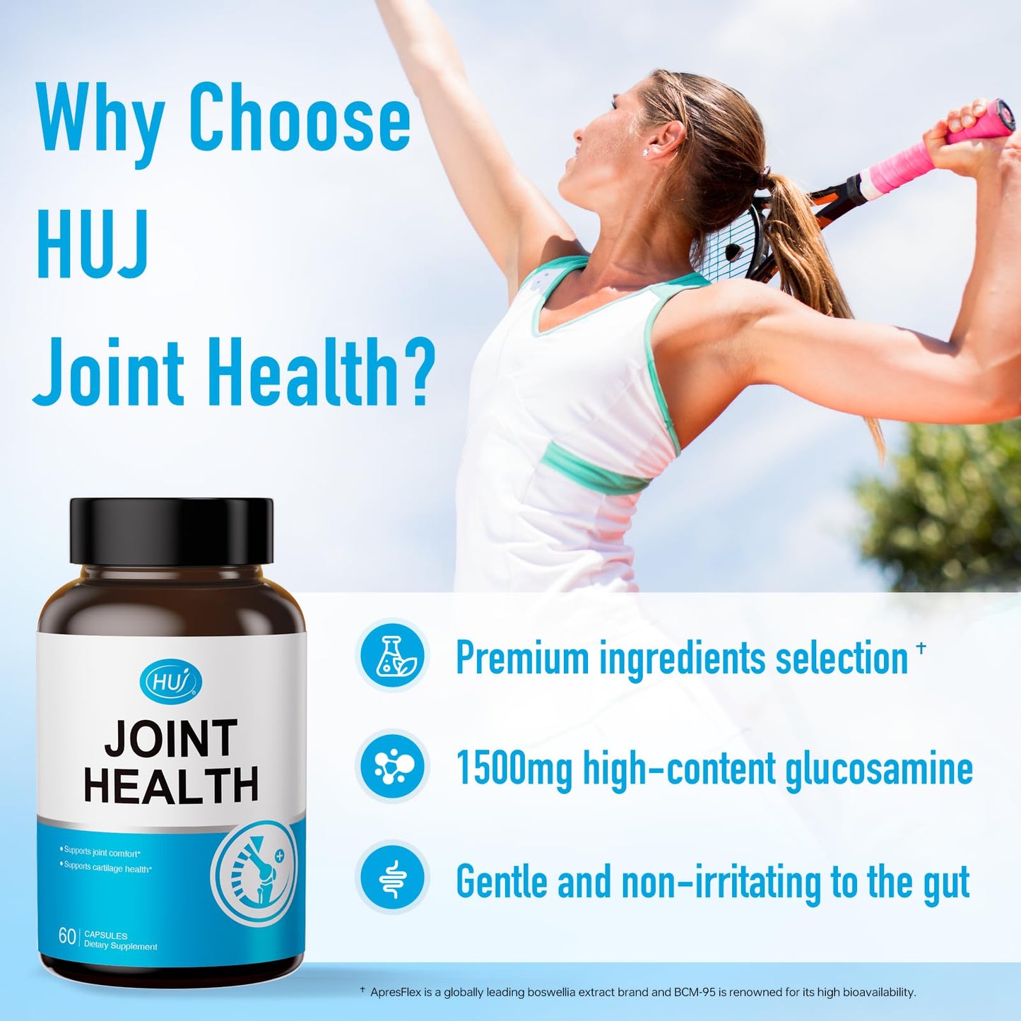 HUJ Joint Health Supplement Capsules 60