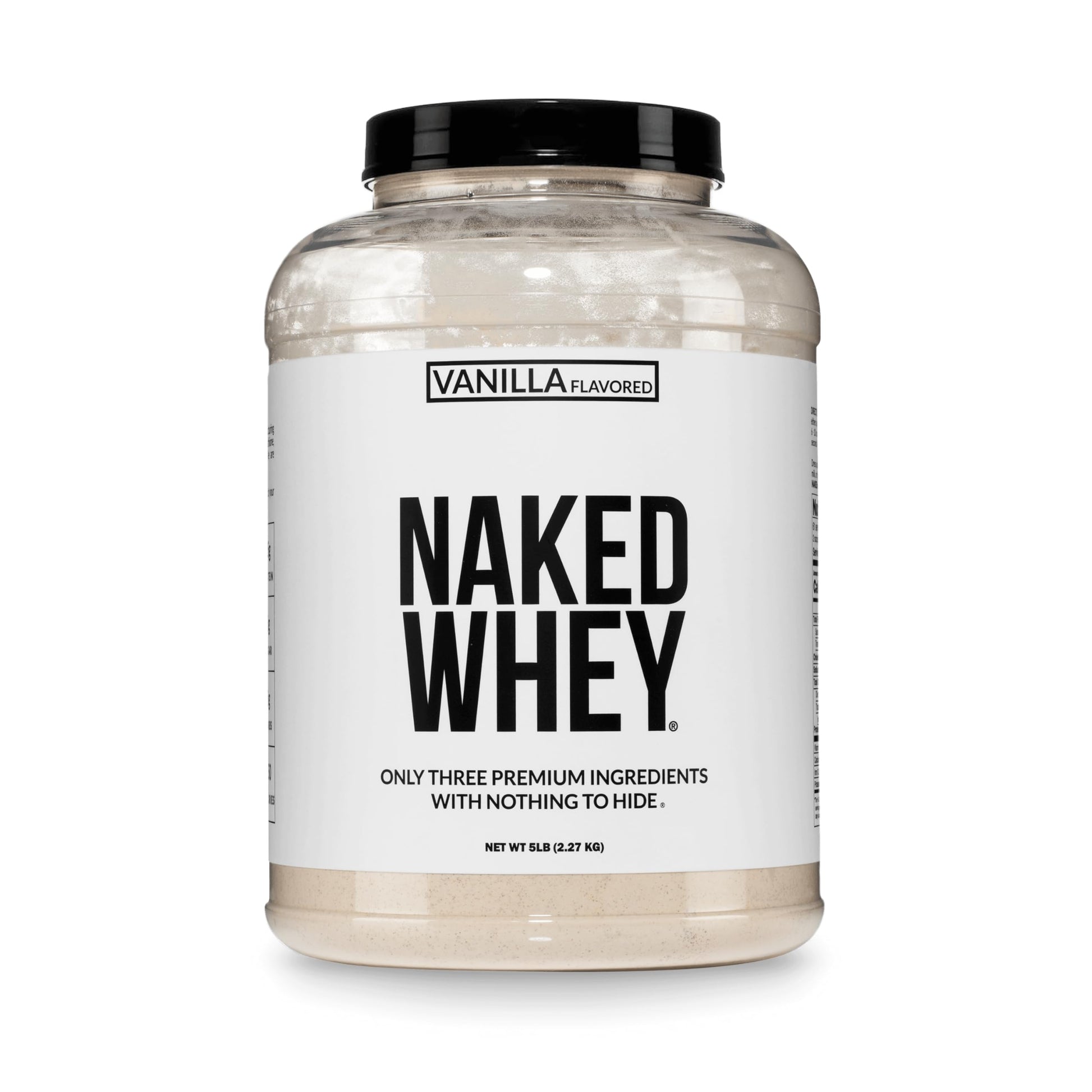 NAKED Vanilla Whey Protein Powder, 80 Servings