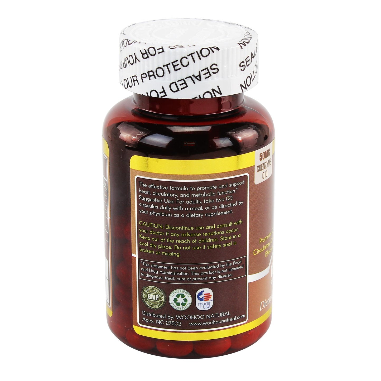 Woohoo Natural Hyper DHA/EPA CoQ10 Softgels, 120 Softgels