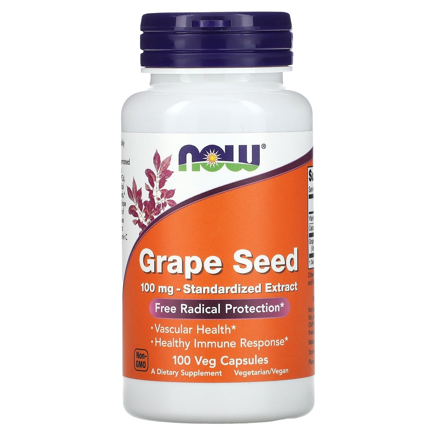 NOW Foods Grape Seed Extract Capsule 1 Count