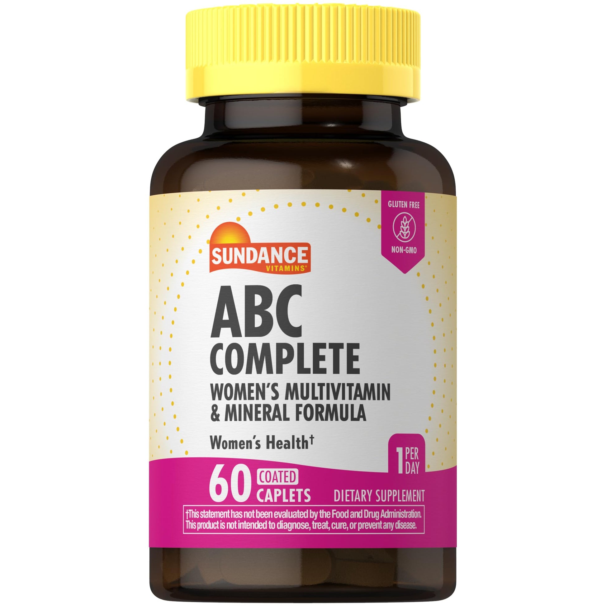 Sundance Women's ABC Complete Multivitamin & Mineral Formula Caplets 60 Count