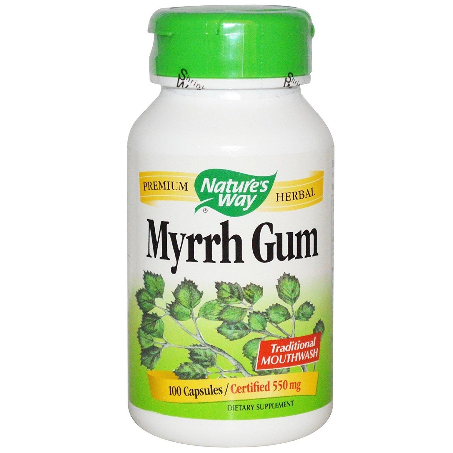 Nature's Way Myrrh Gum 200 Capsules