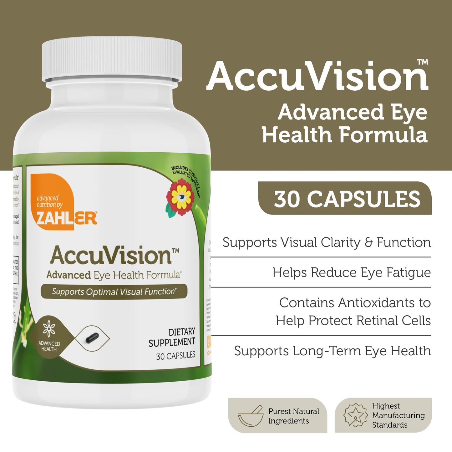 Zahler AccuVision Advanced Eye Health Formula Capsule 30