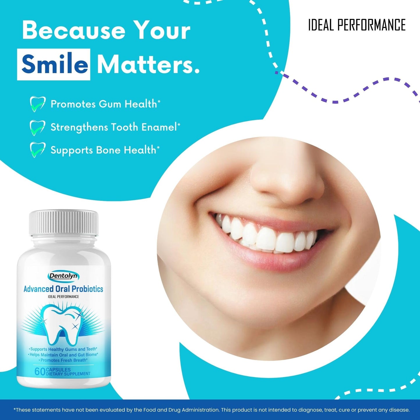 IDEAL PERFORMANCE Dentolyn Capsules 300 Capsules