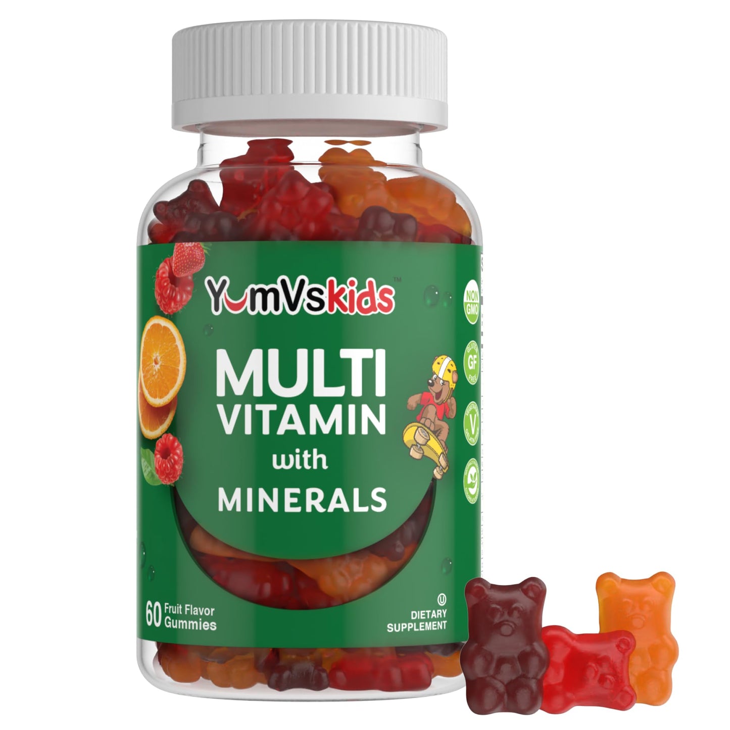 YUM-V'S Kids Multivitamin Gummies 60 Count