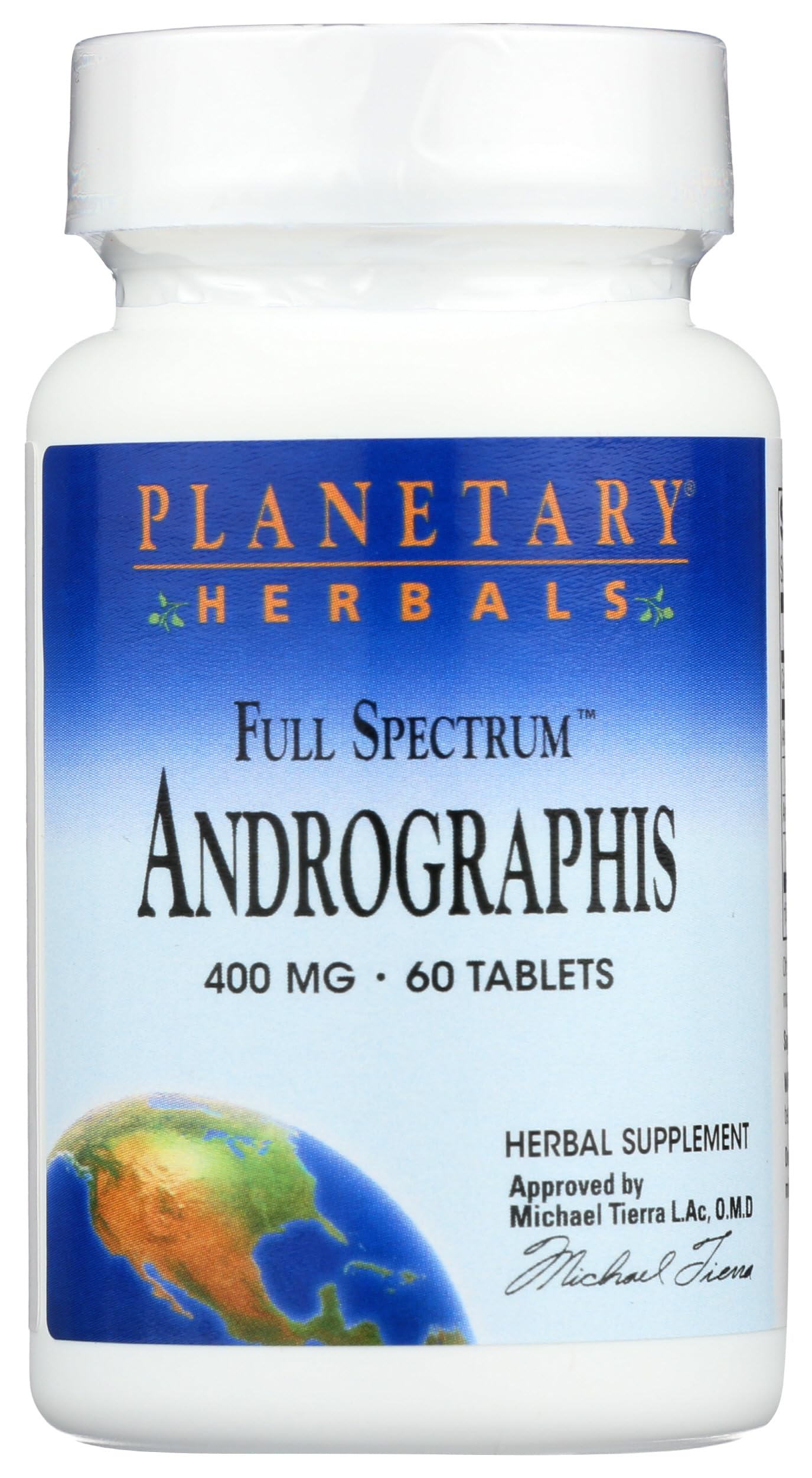 Planetary Herbals Full Spectrum Andrographis 400mg - Ayurvedic Herb, 60 Tablets