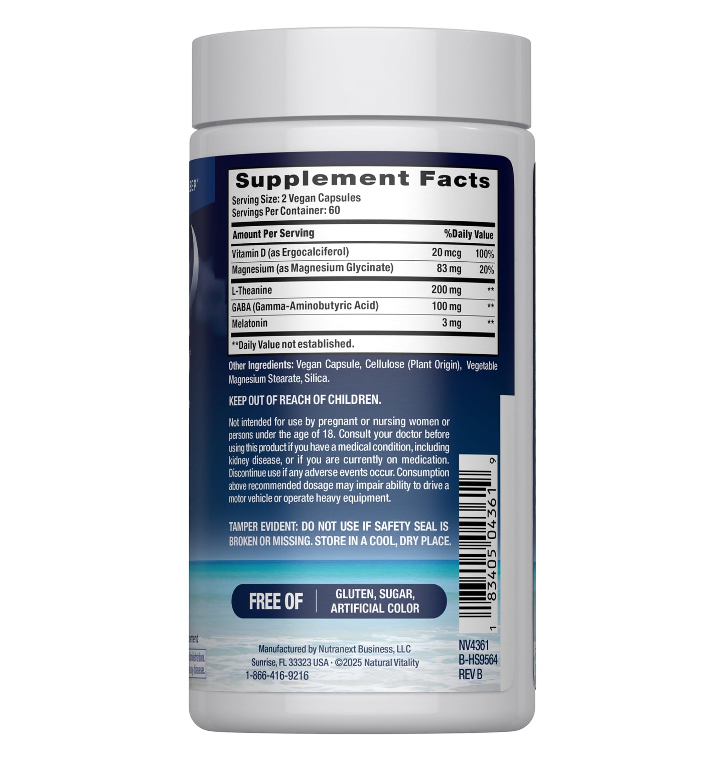 Natural Vitality Calm Sleep Capsules 120