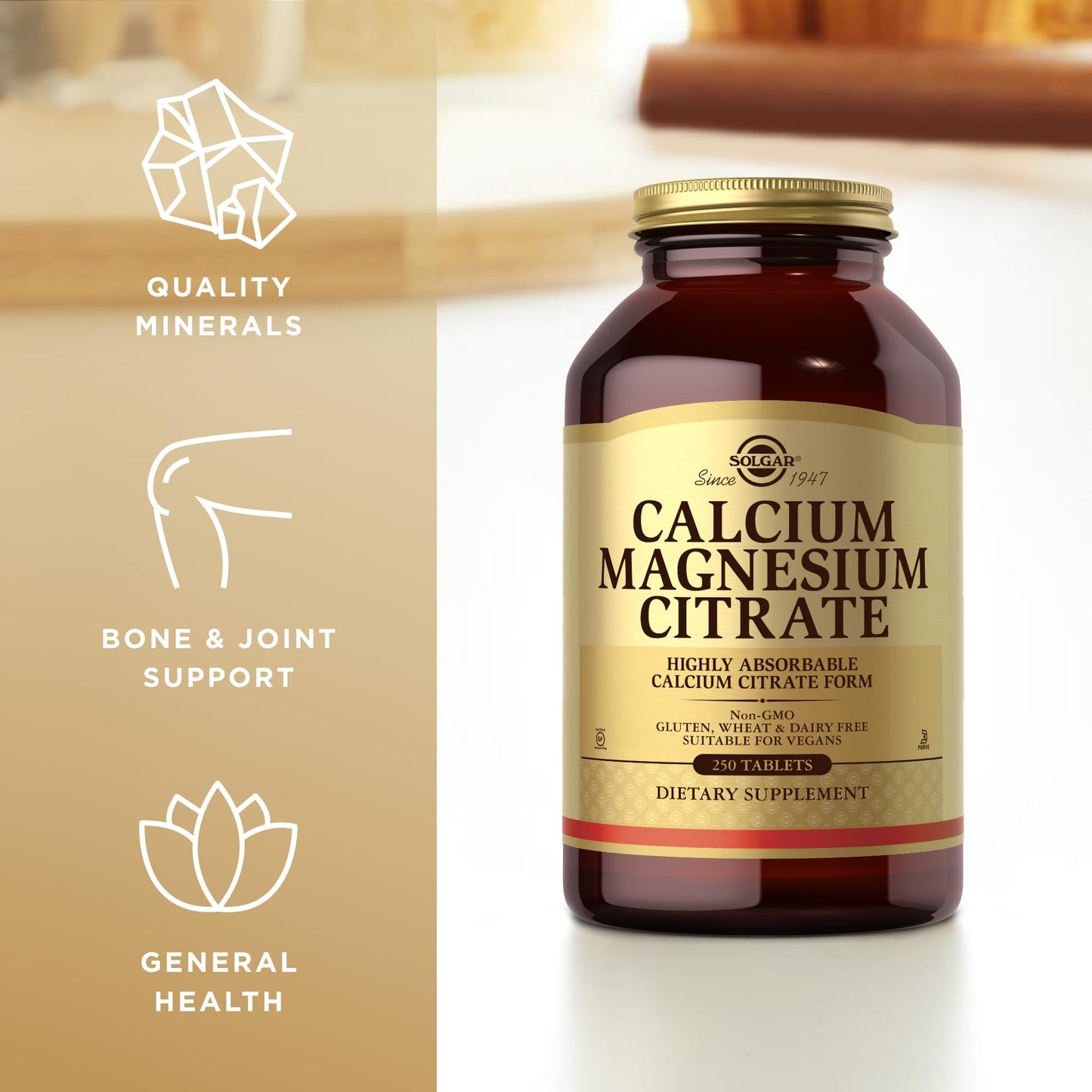 Solgar Calcium Magnesium Citrate Tablets 250