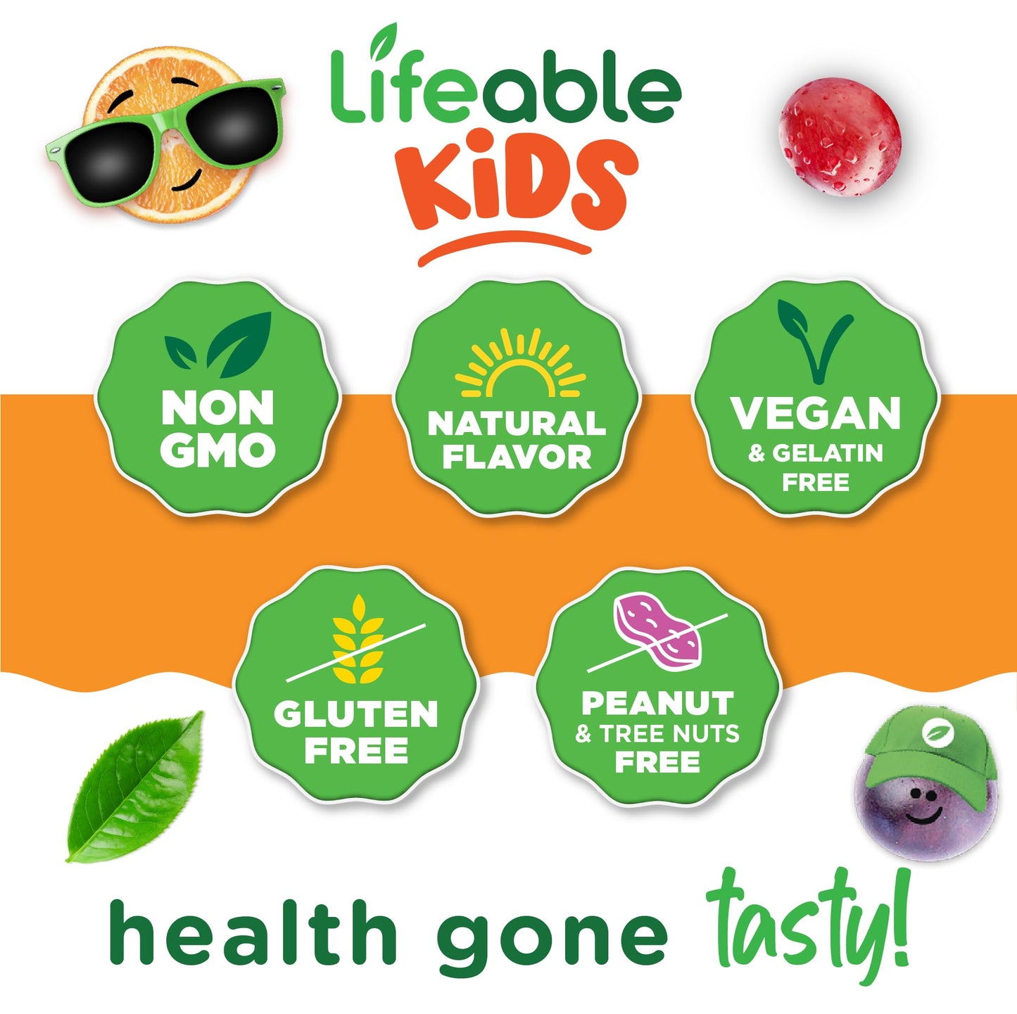 Lifeable Lutein and Zeaxanthin Gummies 60 Count