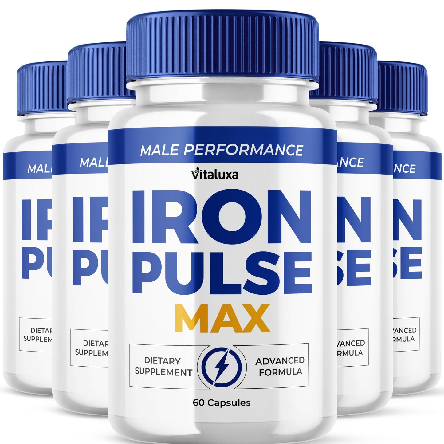 Vitaluxa Iron Pulse Max Capsules, 300 Capsules