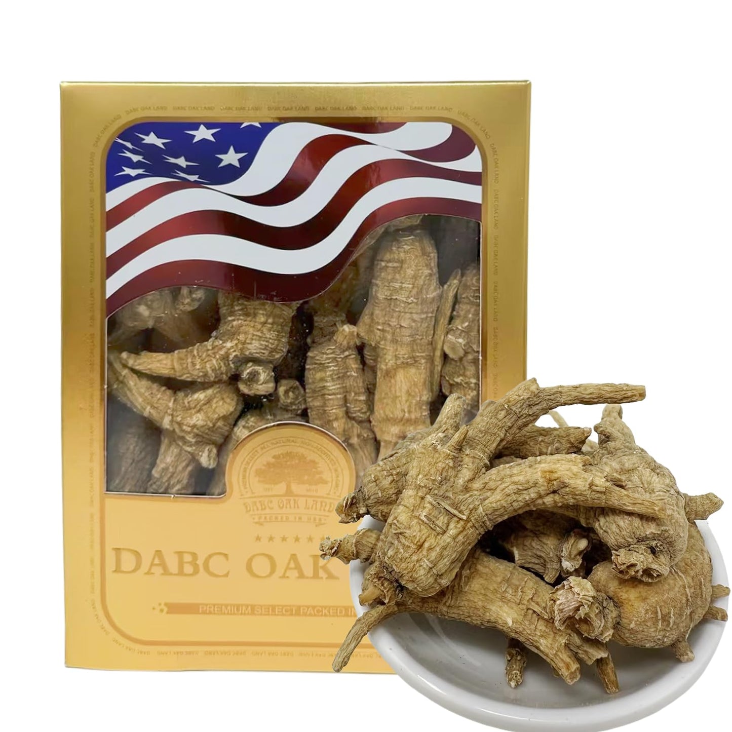 DABC OAK LAND American Wisconsin Ginseng Tablets, 4 Count