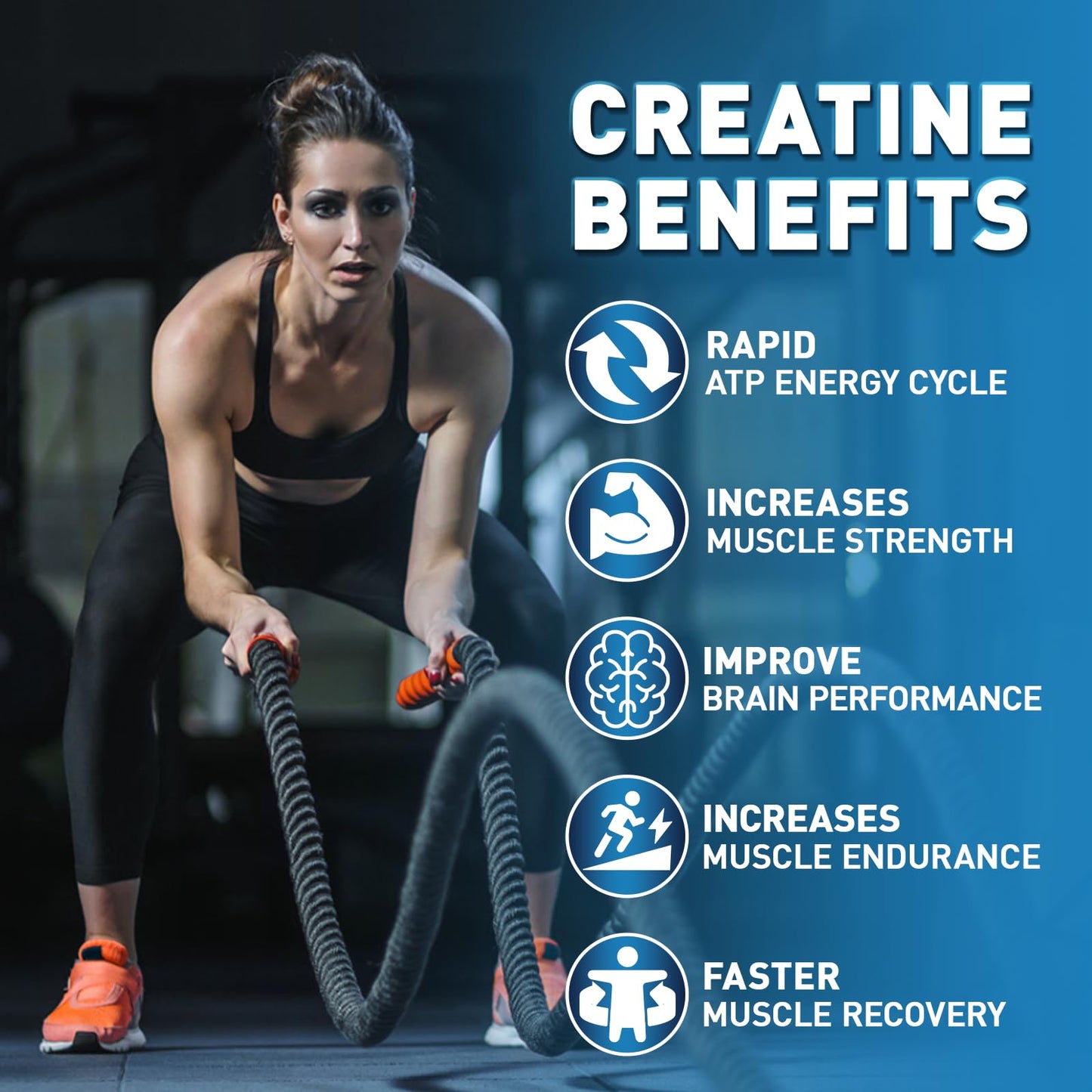 HEMOMAC Creatine Monohydrate Gummies 5g, 160 Count