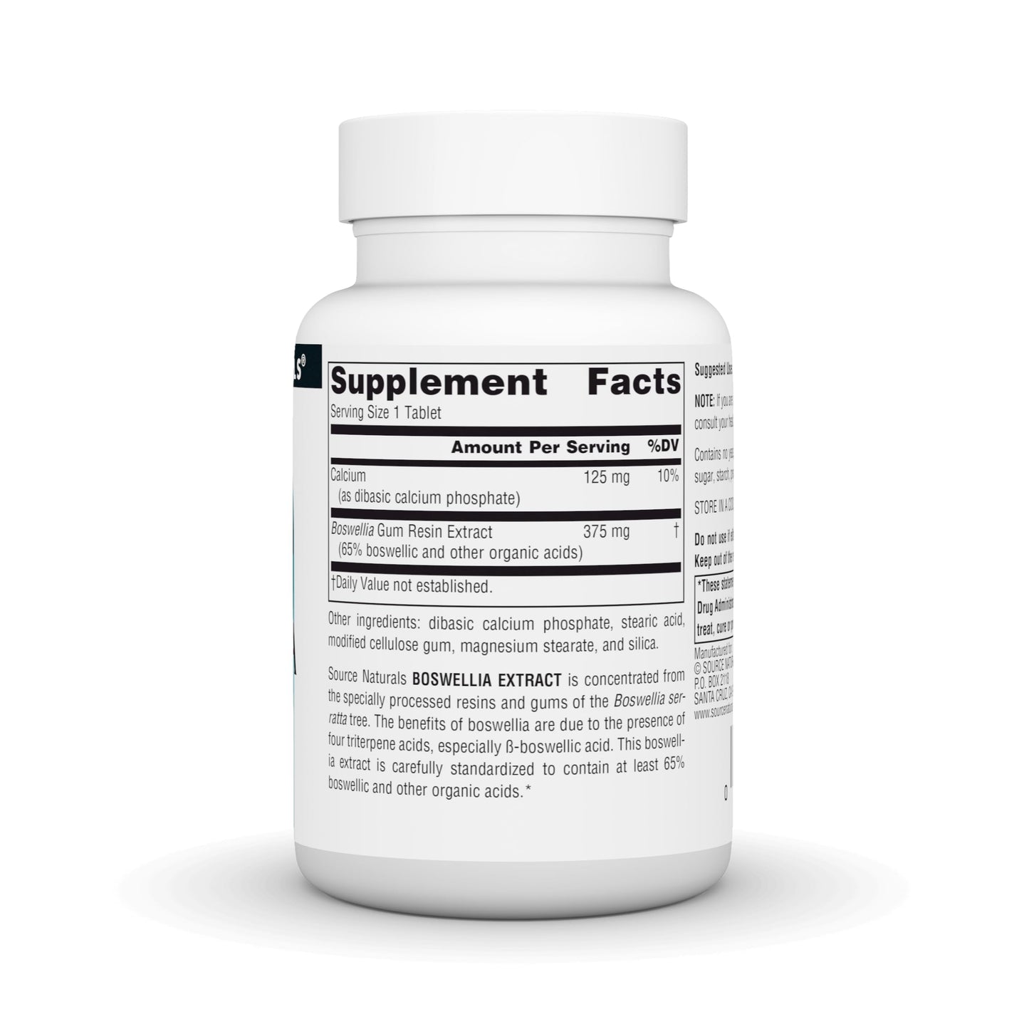 Source Naturals Boswellia Extract Tablets, 50 Tablets