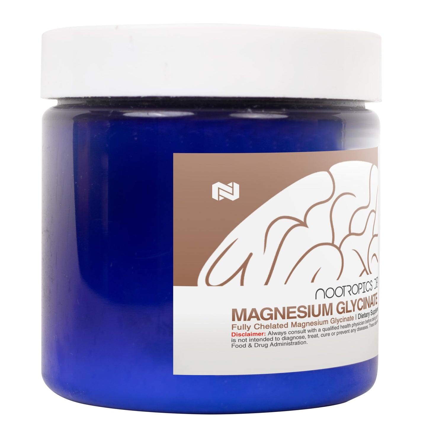 Nootropics Depot Magnesium Glycinate Powder 8.81 Ounce