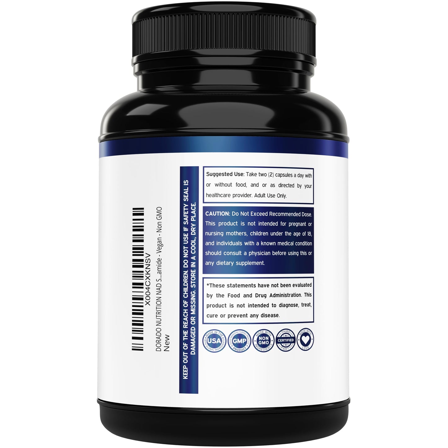 Dorado Nutrition NAD/NMN Supplement Capsule 30 Count