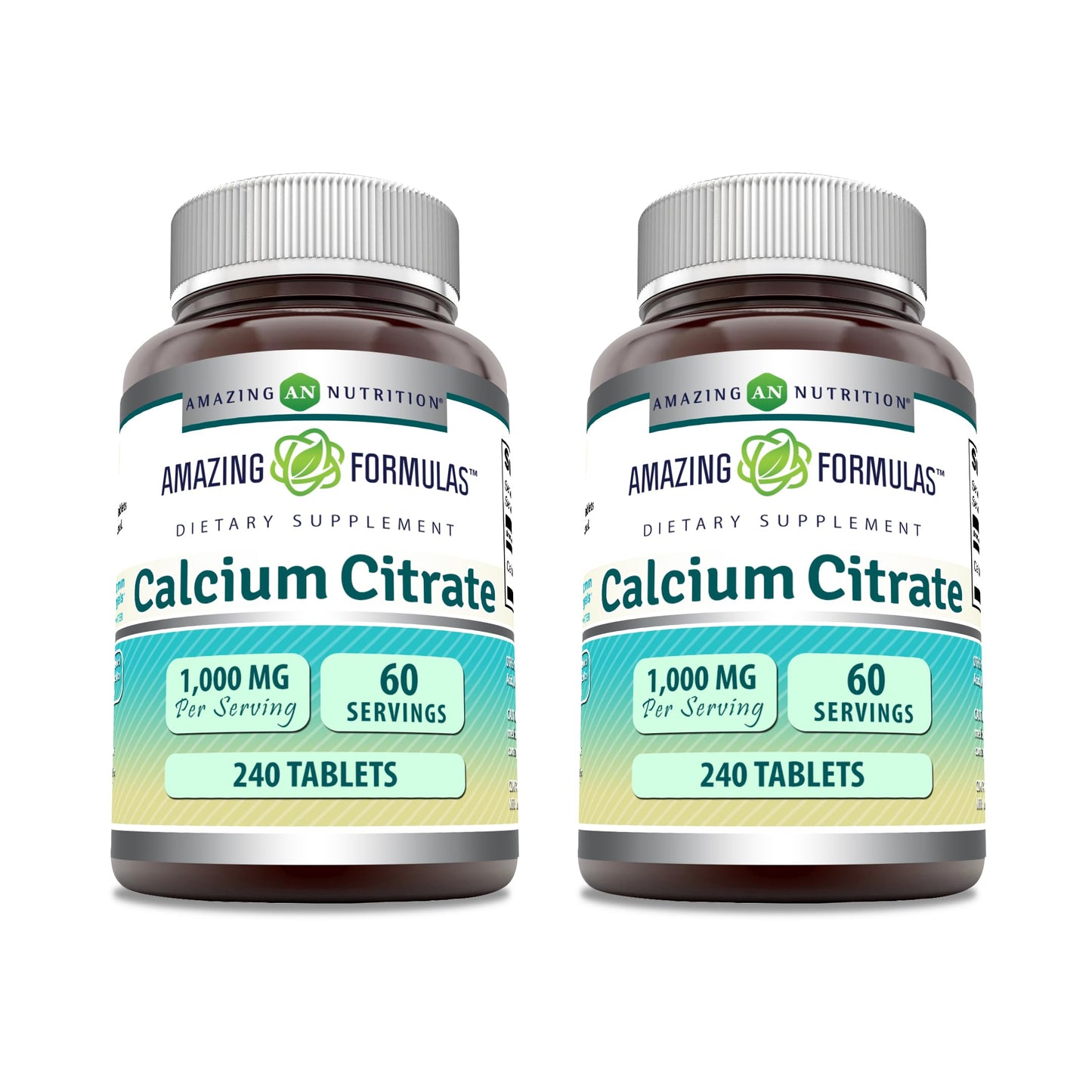 Amazing Nutrition Calcium Citrate Supplement Tablets 480