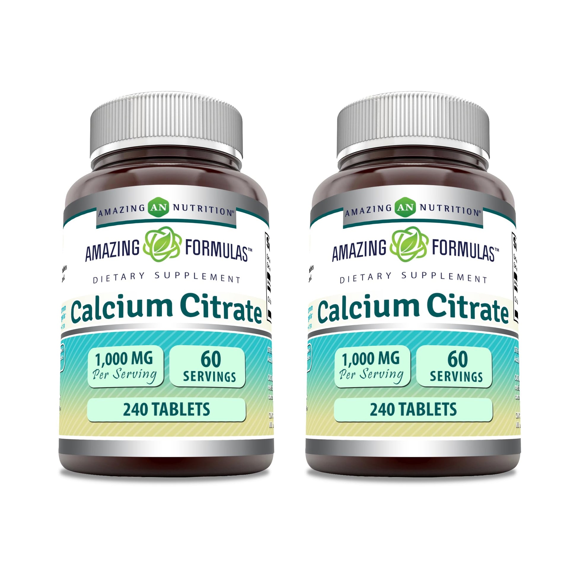 Amazing Nutrition Calcium Citrate Supplement Tablets 480