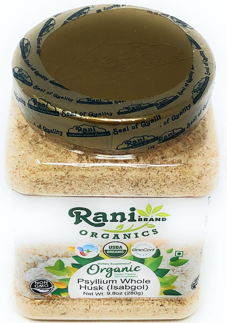 Rani Brand Authentic Indian Products Psyllium Whole Husk Powder (Isabgol) 9.8 oz