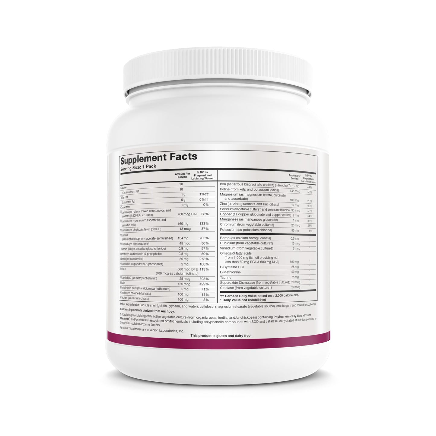 Biotics Research Pre Natal Packs Pre Natal Nutrition Support, Post Natal Formula Capsules, 60 Capsules