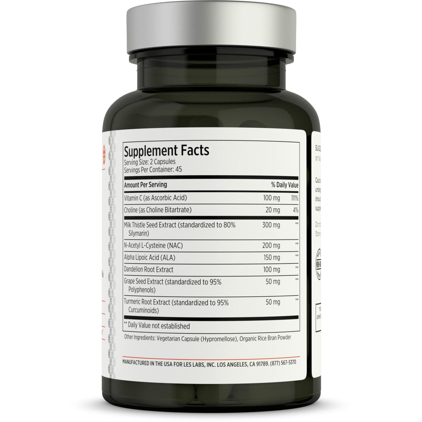 LES Labs Liver Support Capsule 90 Count