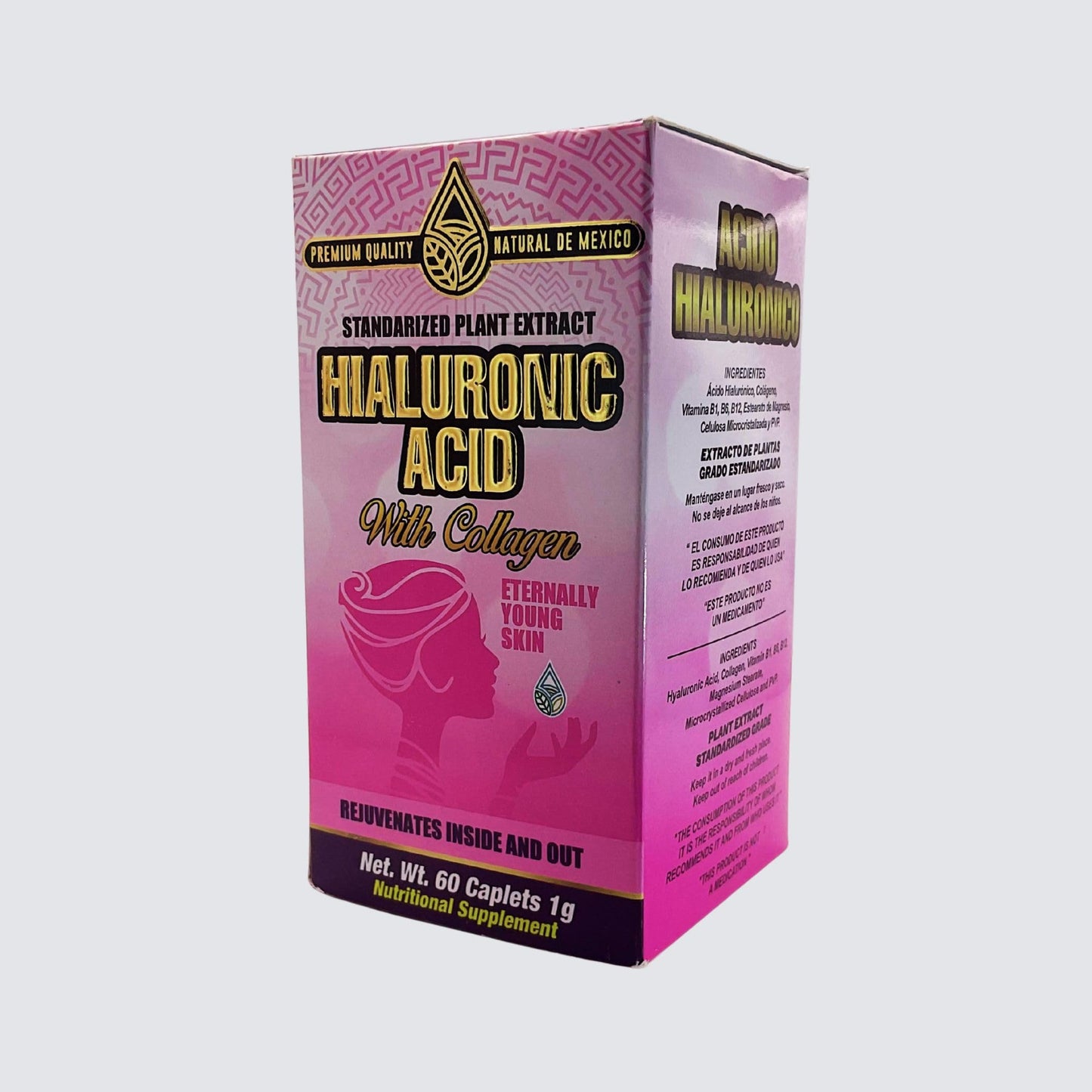 Generic Hyaluronic Acid with Collagen & B-Complex 60 Tablets