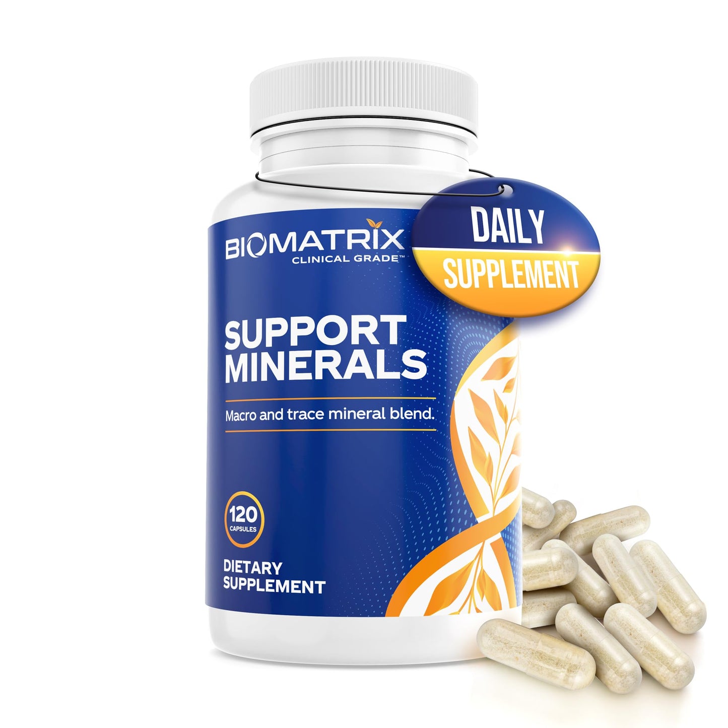 BioMatrix Mineral Supplement for Men and Women, Chelated Minerals Capsule 120