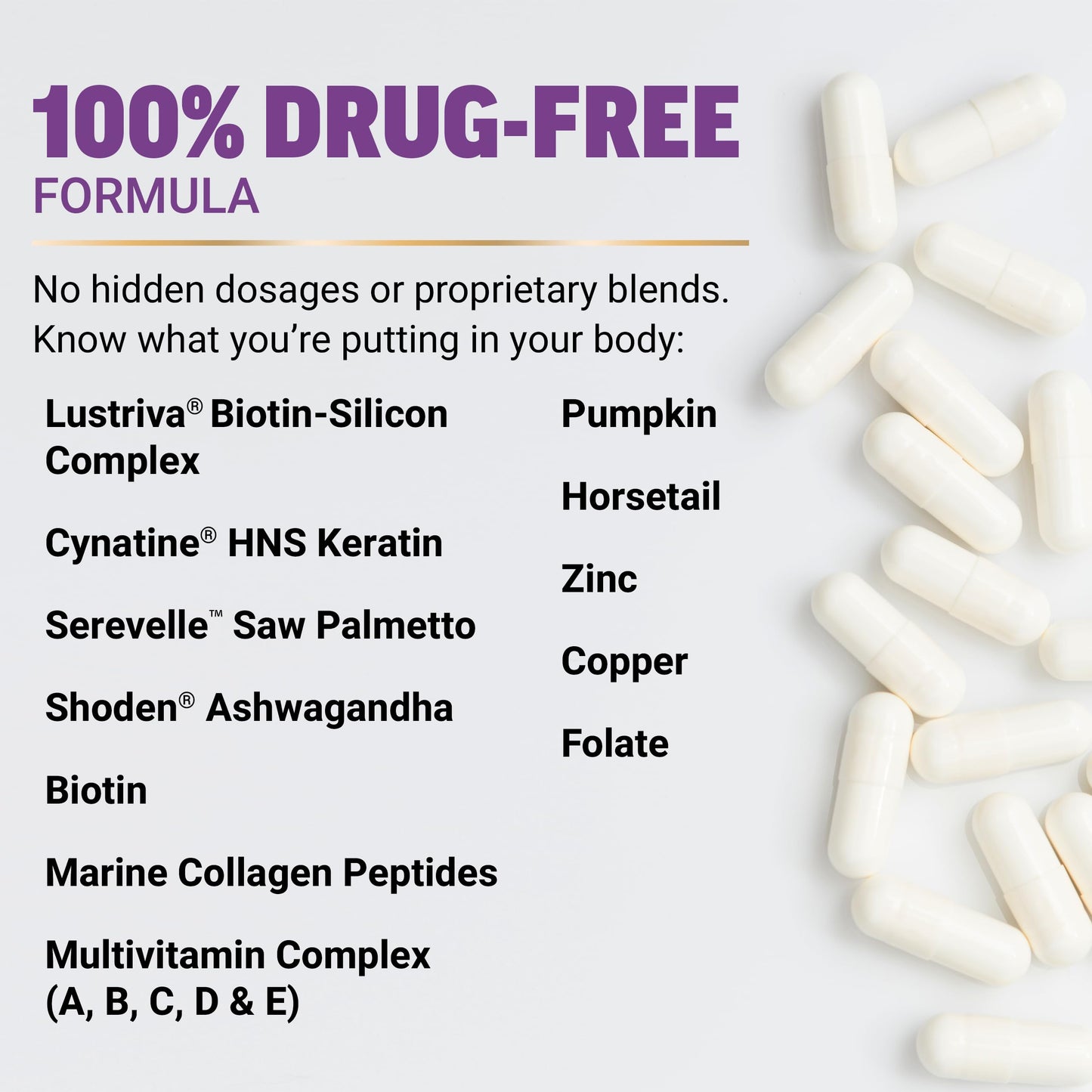 Force Factor Hair Growth Accelerator Pro Capsules, 90 Capsules
