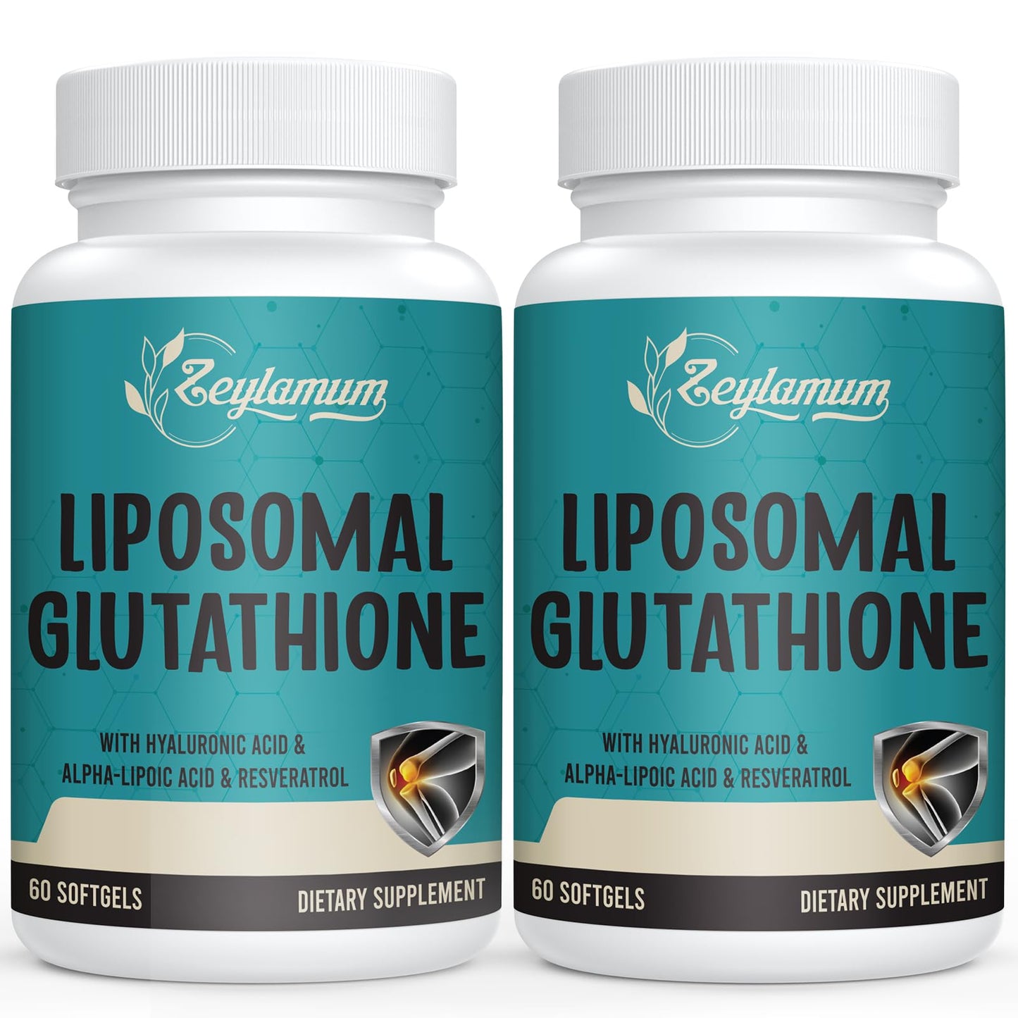 Zeylamum 2400 MG Liposomal Glutathione Softgels, 120 Softgels