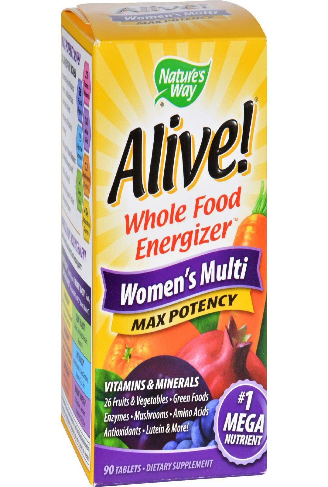 Nature's Way Alive! Women's Multi Vitamin and Mineral Tablet 90 Count