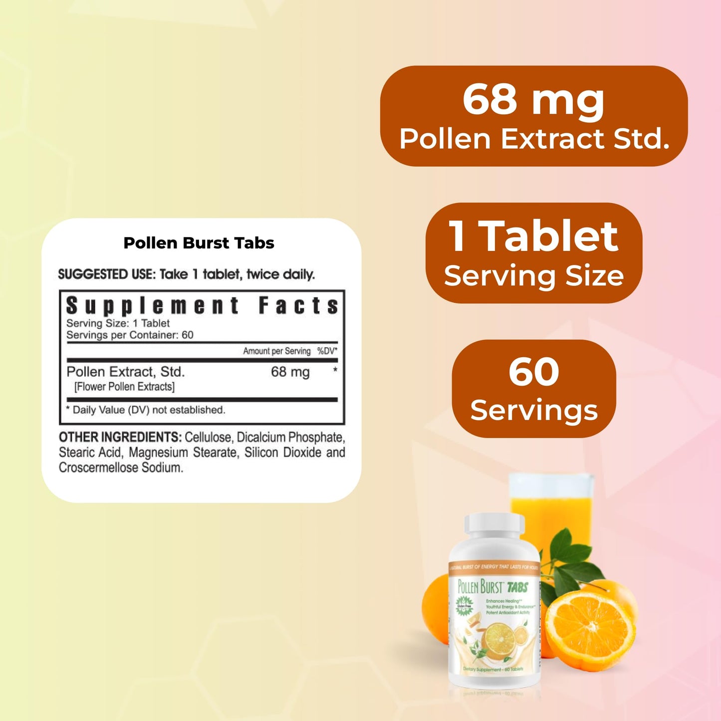 Youngevity Pollen Burst Tablet 60 Tablets