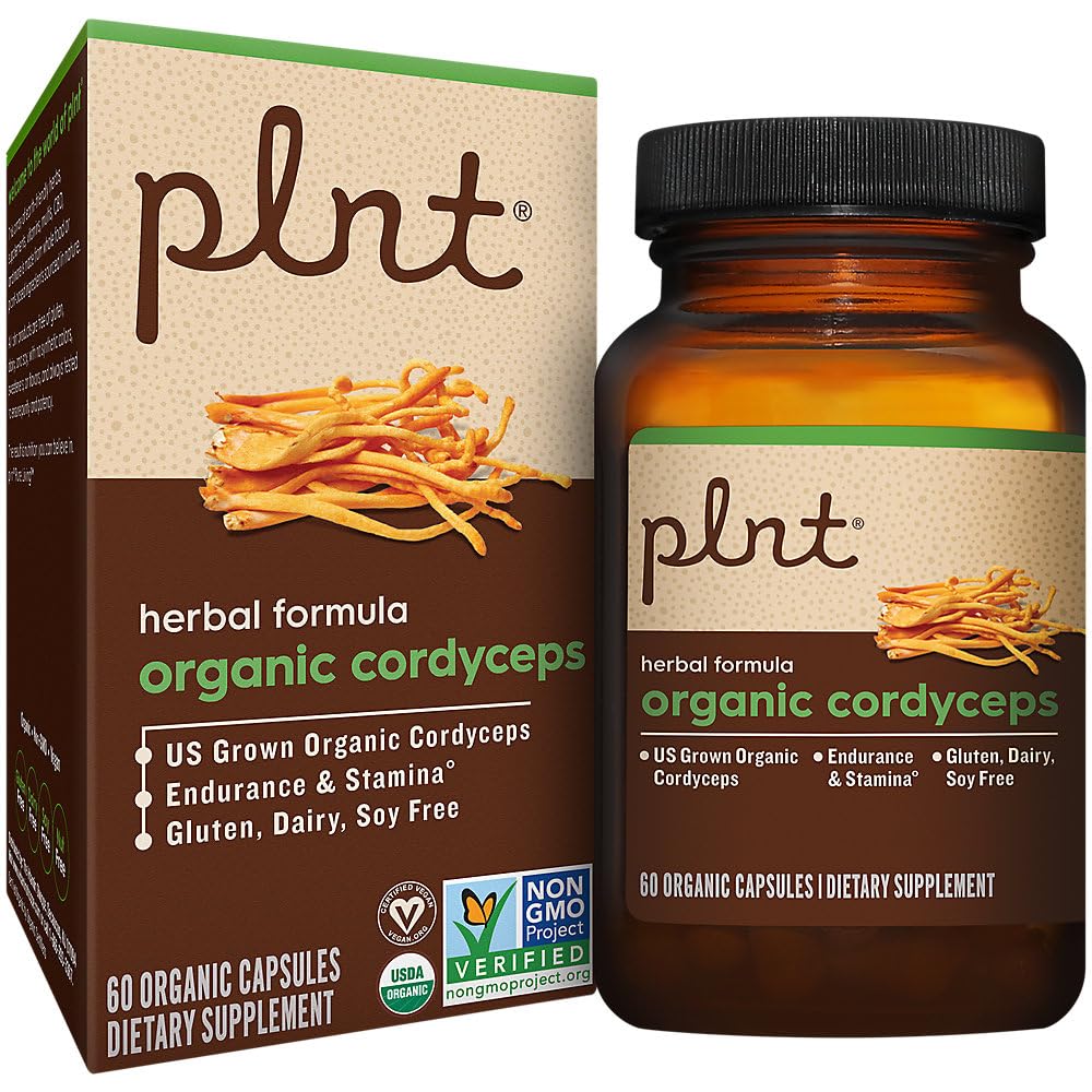plnt Cordyceps Capsules 60 Count