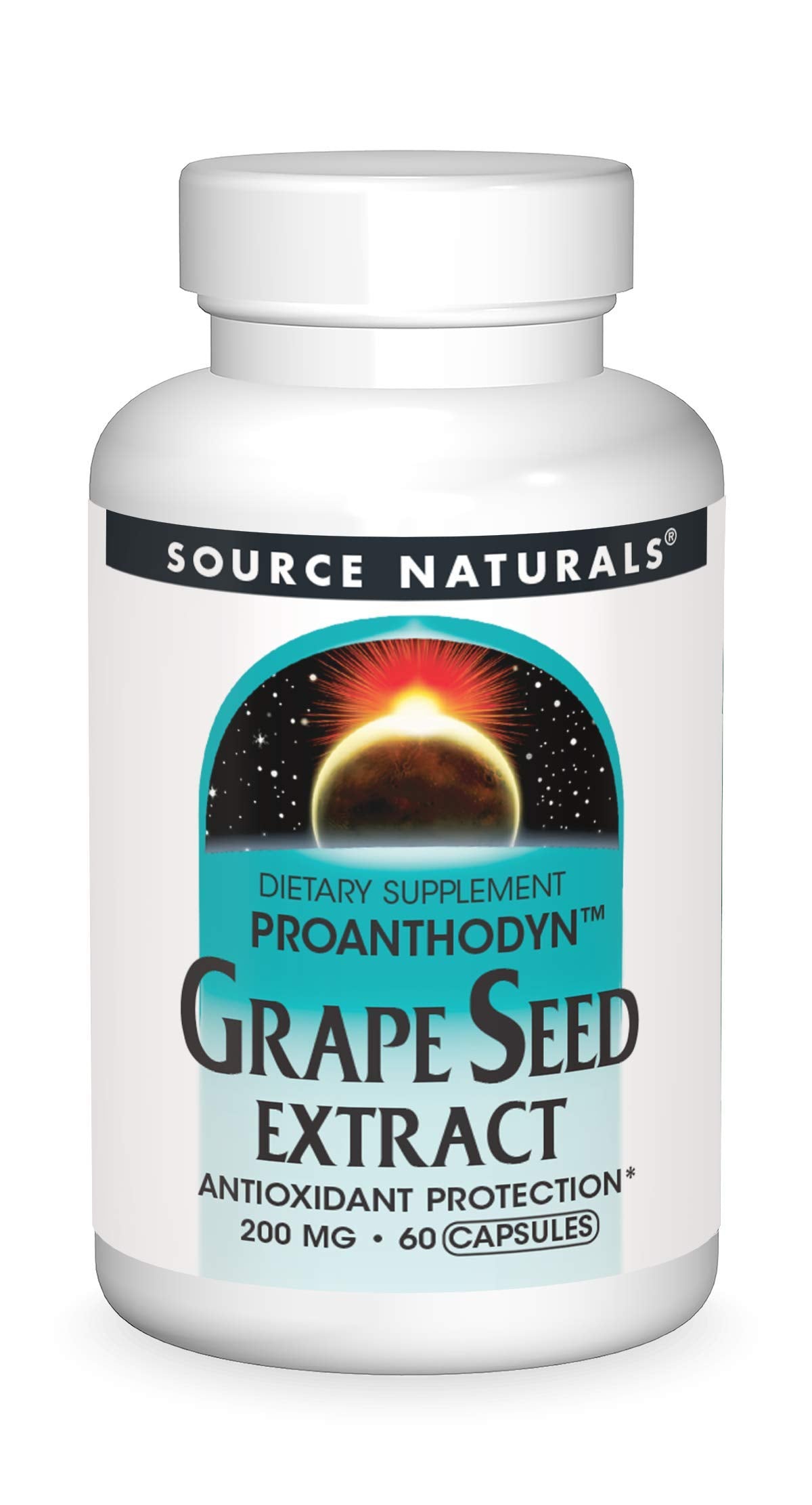 Source Naturals Proanthodyn Grape Seed Extract Capsules 60 Count