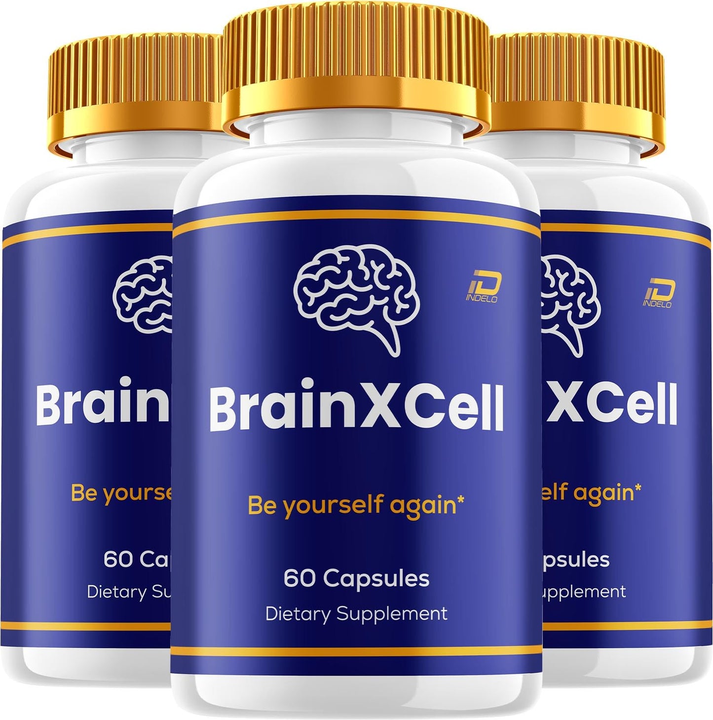 Indelo BrainXCell Advanced Formula Supplement, 180 Capsules