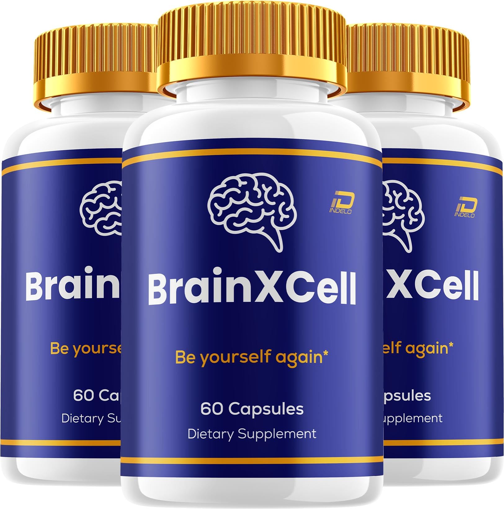 Indelo BrainXCell Advanced Formula Supplement, 180 Capsules